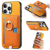 Magnetic Wallet Ring Kickstand Case for iphone