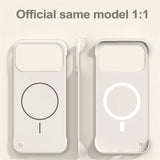 Ultra Thin Matte PC Frameless Magnetic Case for iphone