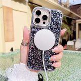 Glitter Magnetic Full‑Cover Shockproof Case for iphone