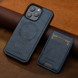 Detachable Magnetic 2-in-1 Leather Card Holder Case for iphone