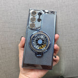 Ultra‑Slim Electroplated Honeycomb Cooling Gyro Stand Case for Samsung