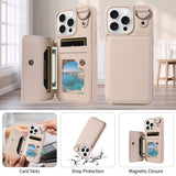 Stylish Minimalist Wallet Leather Case for iphone