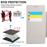 Transparent Electroplated Magnetic Leather Flip Case for Samsung