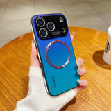 Premium Magnetic Iridescent Gradient Case for iphone