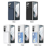 All‑in‑One Shell‑Film Integrated Case for Samsung Z Fold, Full Coverage With Card Holder & Kickstand