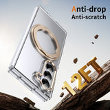 Magnetic One‑Piece Case With Screen Protector &  Rotating Stand for Samsung Z Fold