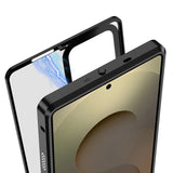 Metal Border Frosted PC Backplate Magnetic Case for Samsung