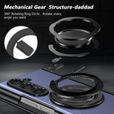 Magnetic Shockproof Full‑Cover Case with 360° Rotating Stand for Samsung Z Fold