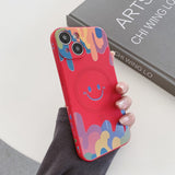 Creative Smiley Face Magnetic Shockproof Case for iphone