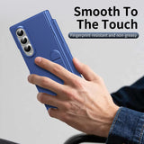 Shell‑Film Integrated Case for Samsung Z Fold, Built‑in Pen Slot & Hinge Protection