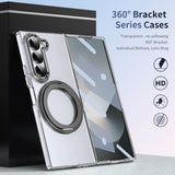 Magnetic One‑Piece Case With Screen Protector &  Rotating Stand for Samsung Z Fold