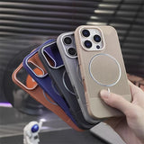 Magnetic Anti-Drop Strip Textured Case for iphone