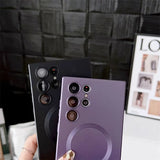 Luxury Matte Magnetic Case for Samsung