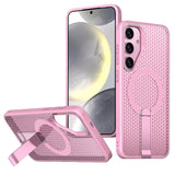 Honeycomb Cooling Magnetic Kickstand Case for Samsung
