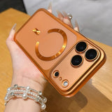 Luxury Matte Translucent Magnetic Case for iphone