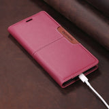 Shockproof Leather Flip Wallet Phone Case for Samsung