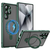 Metal Magnetic Bracket Case‑Film Full‑Cover Case for Samsung