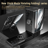 Magnetic Shockproof Full‑Cover Case with 360° Rotating Stand for Samsung Z Fold