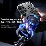Hollow Back Plating Heat Dissipation Magnetic Case for Samsung