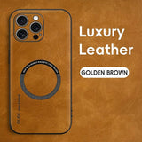 Magnetic Leather Case for iphone