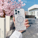 Glitter Magnetic Full‑Cover Shockproof Case for iphone
