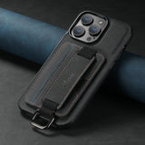 Leather Card Holder Stand Case for iphone