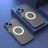 Magnetic Matte Shockproof Case for iphone