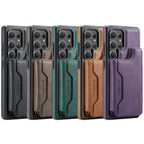 Magnetic Leather Wallet Case for Samsung
