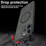 Magnetic Leather Case for iphone