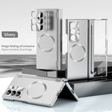 Magnetic Dual‑Hinge Pen Slot Full‑Cover Case for Samsung Z Fold