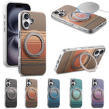 Kevlar‑Textured Magnetic Shockproof Stand Case for iphone