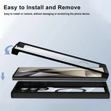 Transparent All-Round Magnetic Case with PET Film & Camera Protection for Samsung