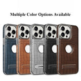 Magnetic Shockproof Leather Texture Case for iphone