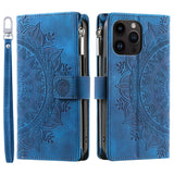 Zipper Wallet Flip Leather Case for iphone