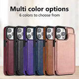 Wallet Layer Magnetic Flip Leather Case for iphone