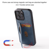Leather Shockproof Card Holder Kickstand Case for iphone
