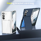 All‑in‑One Shell‑Film Integrated Case for Samsung Z Fold, Full Coverage With Card Holder & Kickstand