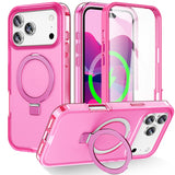 Magnetic Shockproof Matte All‑in‑One Case With stand for iphone