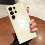 Poker Pattern Silicone Soft Phone Case For Samsung