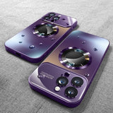 Full‑Cover Matte Magnetic Shockproof Case for iphone