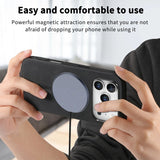 Solid‑Color Magnetic Full Cover Shockproof Case for iphone