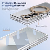 Magnetic One‑Piece Case With Screen Protector &  Rotating Stand for Samsung Z Fold