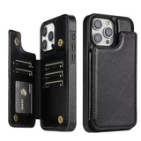Wallet Layer Magnetic Flip Leather Case for iphone