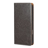 Genuine Leather Magnetic Flip Full Cover Case for iphone