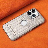 Magnetic Shockproof Leather Texture Case for iphone