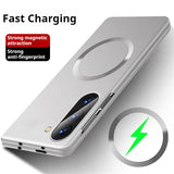 Magnetic Thin Matte Metallic Paint Case For Samsung Z Fold