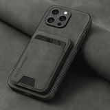 Full Coverage Leather Card Holder Case for iphone