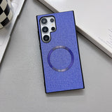 Shockproof Magnetic Fabric‑Texture Case for Samsung