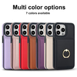 Shockproof Leather Ring Holder Case for iphone