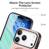 Solid‑Color Magnetic Full Cover Shockproof Case for iphone